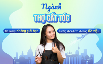 Nhận lương khi học từ 29.5 triệu/tháng khi du học nghề ngành Thợ cắt tóc tại Đức, đài thọ học phí, nhập học T8.2025