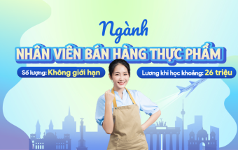 Du học nghề Đức vị trí Nhân viên Bán hàng thực phẩm, nhập học T9.2025 tại bang Baden-Württemberg