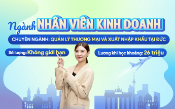 Du học nghề Đức ngành Nhân viên kinh doanh, chuyên ngành Quản lý thương mại và xuất nhập khẩu