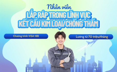 Tuyển Kỹ thuật viên lắp ráp tại Đức - Lương khởi điểm từ 70 triệu/tháng
