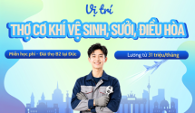 Nhận lương 31 triệu/tháng khi du học nghề ngành Cơ khí chuyên về vệ sinh, sưởi, điều hòa 