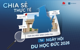 Cơ hội gặp gỡ và lắng nghe chia sẻ trải nghiệm từ cựu du học sinh châu Âu tại Ngày hội Du học Đức 2026