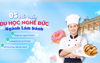 Đăng ký chương trình du học nghề Đức ngành Làm bánh, nhập học ngay tháng 06.2024