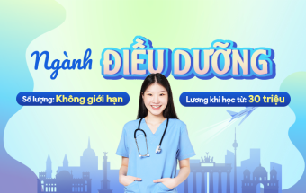 Tuyển sinh du học nghề Đức ngành Điều dưỡng - Miễn học phí, lương khi học từ 30 triệu đồng