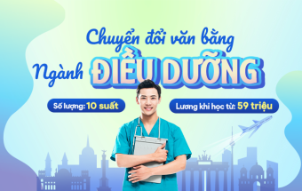 Trở thành Điều dưỡng viên chính thức tại Đức - Miễn học phí, miễn CMTC, lương khi học từ 59 triệu