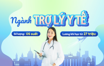 Tuyển sinh du học nghề Đức ngành Trợ lý Y tế - Miễn học phí, nhập học ngay T9.2024