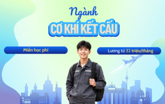 Du học nghề Đức ngành Cơ khí kết cấu, nhập học ngay 09.2026