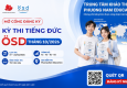 Thông báo tổ chức kỳ thi cấp Chứng chỉ năng lực tiếng Đức ÖSD tháng 10/2026