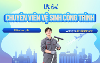 Ứng tuyển Du học nghề Đức ngành Vệ sinh công trình - Xuất cảnh 03/2027, lương khi học từ 31 triệu/tháng